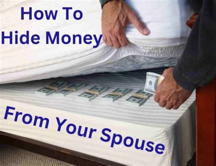 Can a spouse hide money before a divorce?