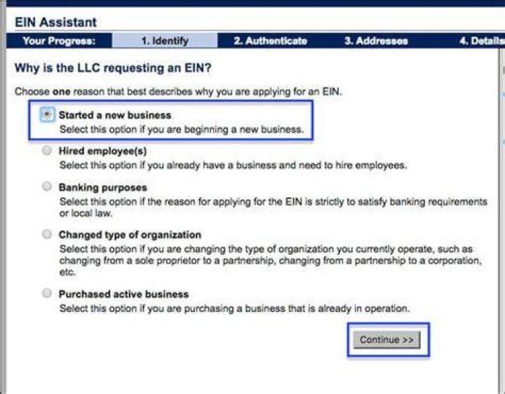 Can an LLC apply for an EIN?