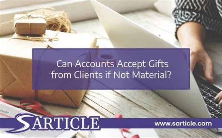 Can clients accept gifts?