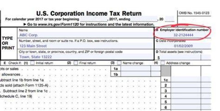 Can EIN be used as tax ID?