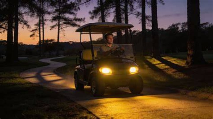 Can you put headlights on a golf cart?