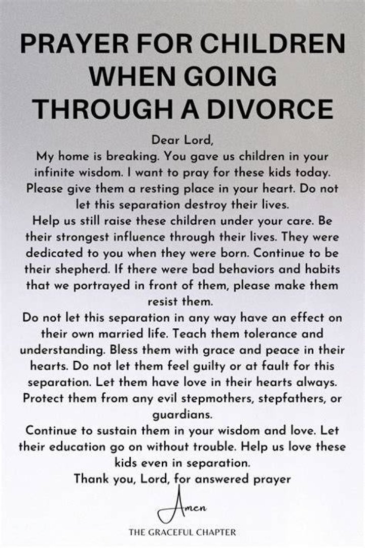 How can I help my son who is going through a divorce?
