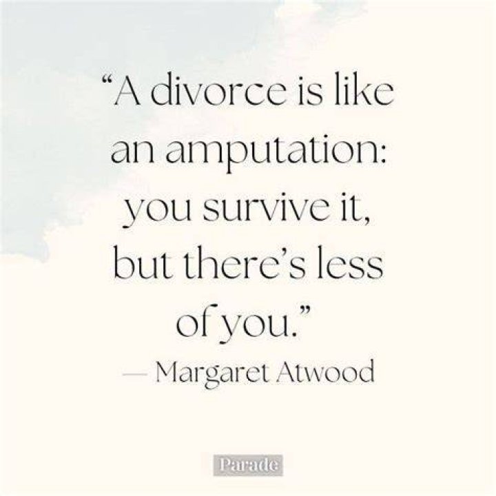How do you respond to someone who just got divorced?