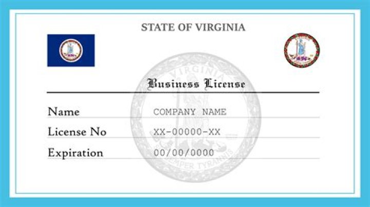 What businesses require a license in Virginia?