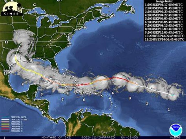 What category is Hurricane Ike?
