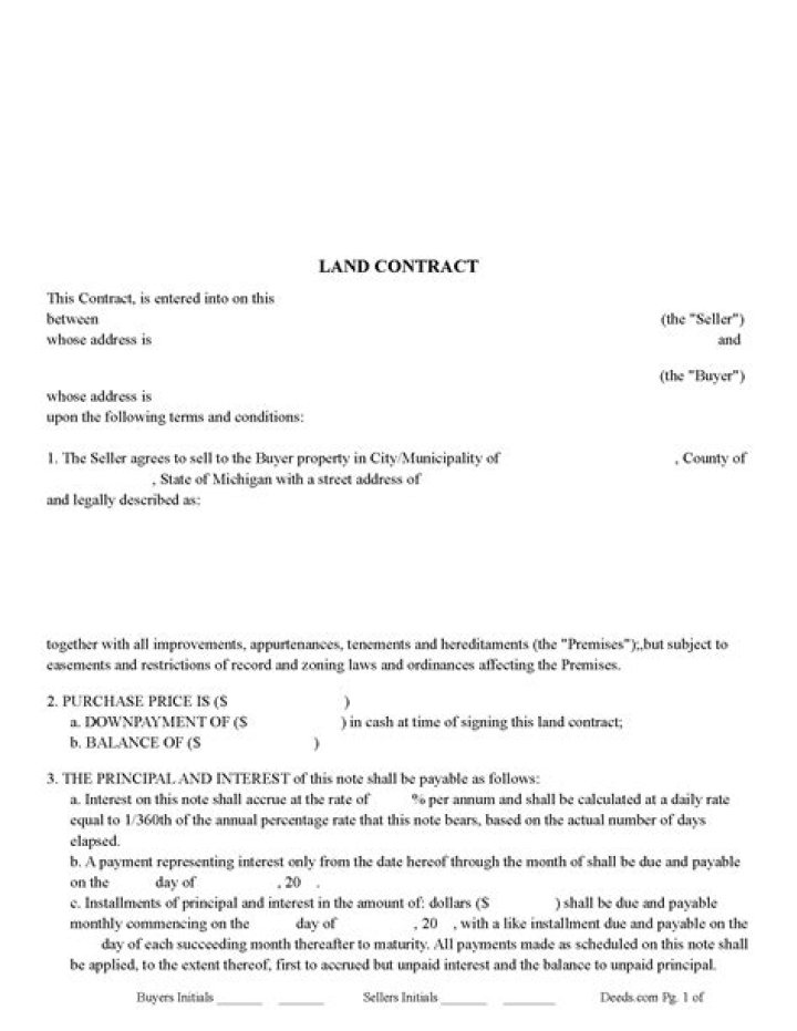 What happens if I back out of a land contract?