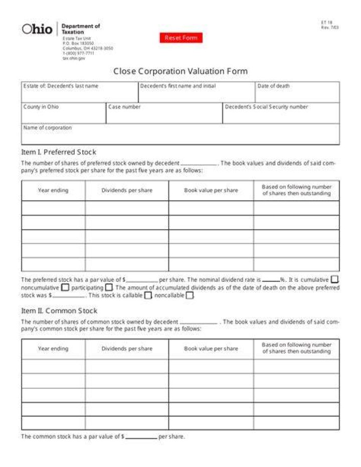 What is a close corporation Ohio?